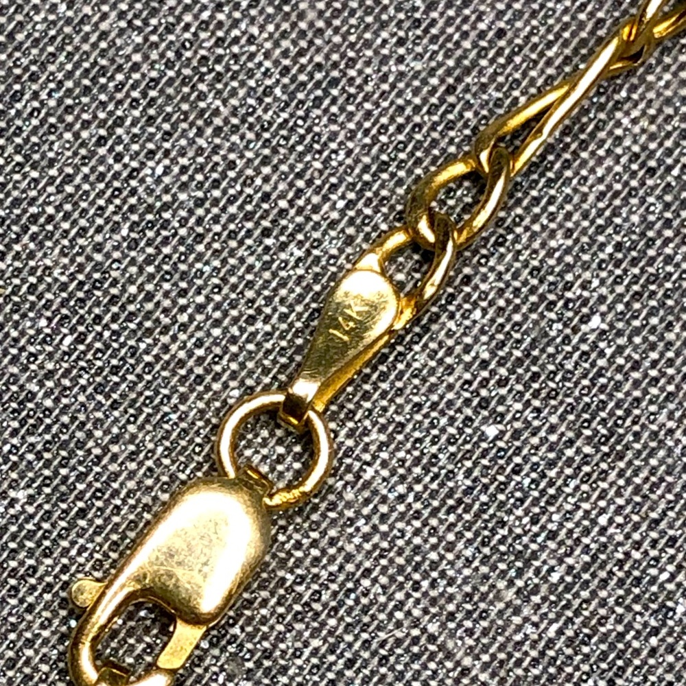 14k 18” Figaro chain